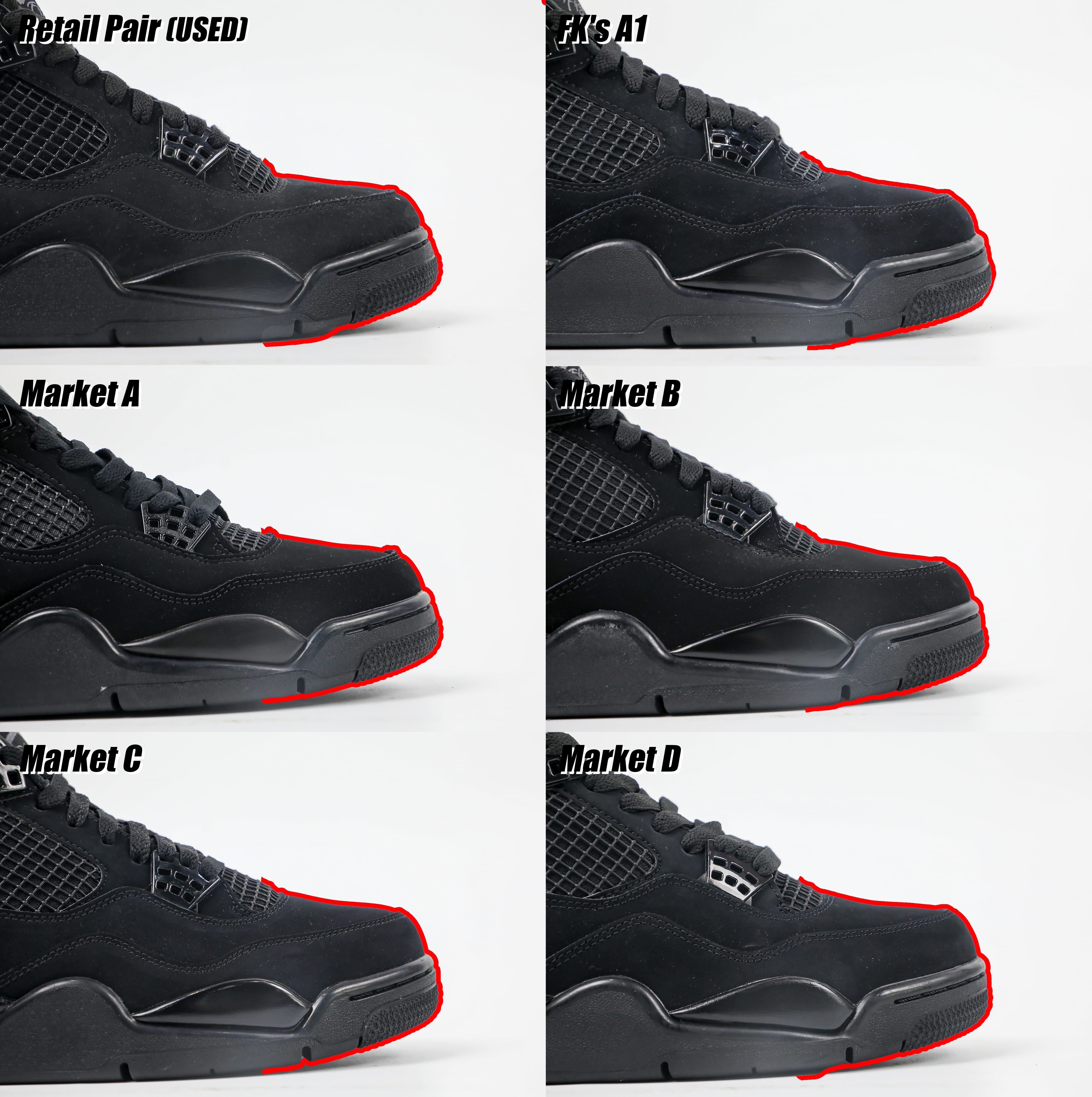 Air Jordan IV 4 Retro Black Cat 2020 (LN5 A1 Batch)