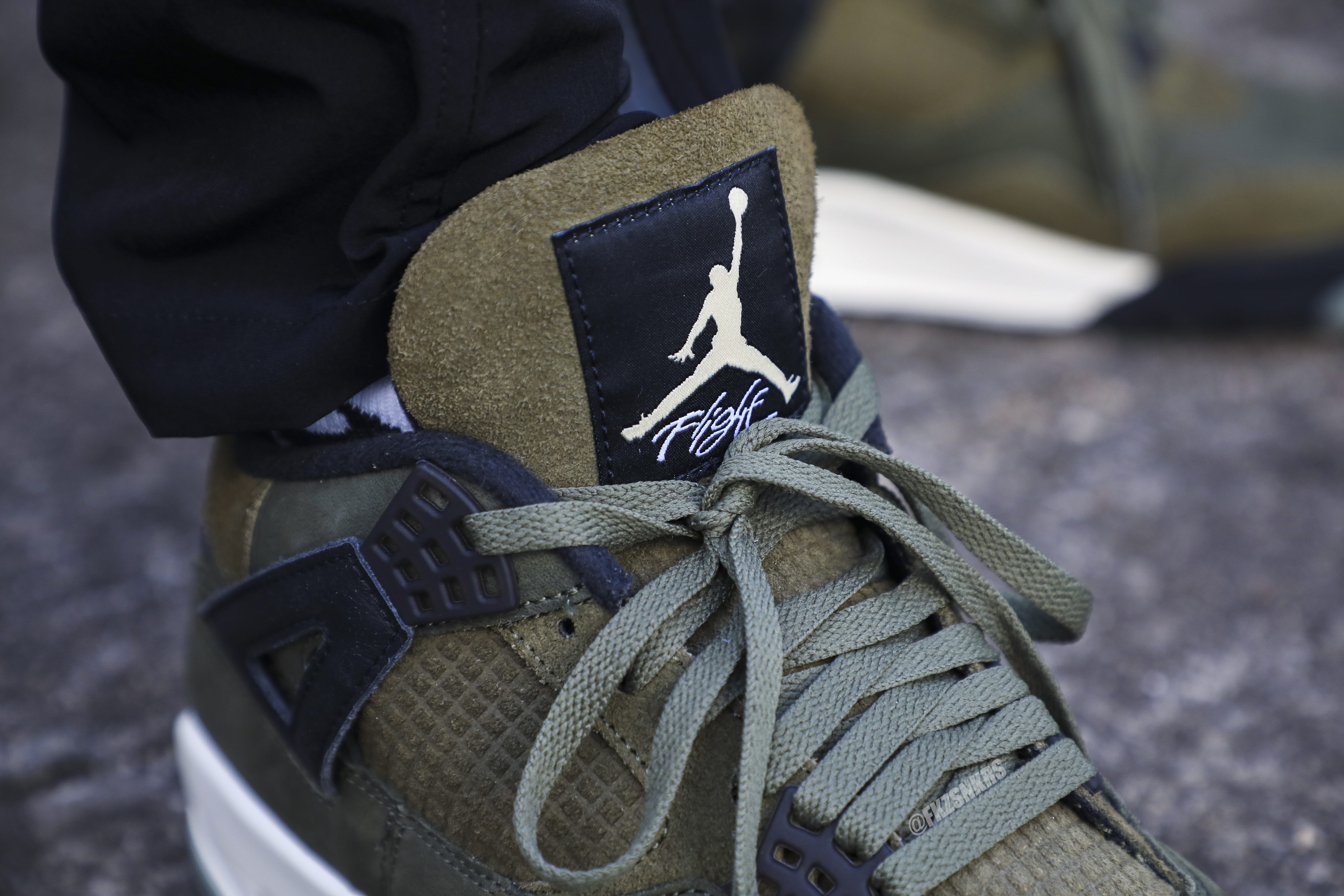 Air Jordan 4 Retro SE Craft Medium Olive (LN5 A1)
