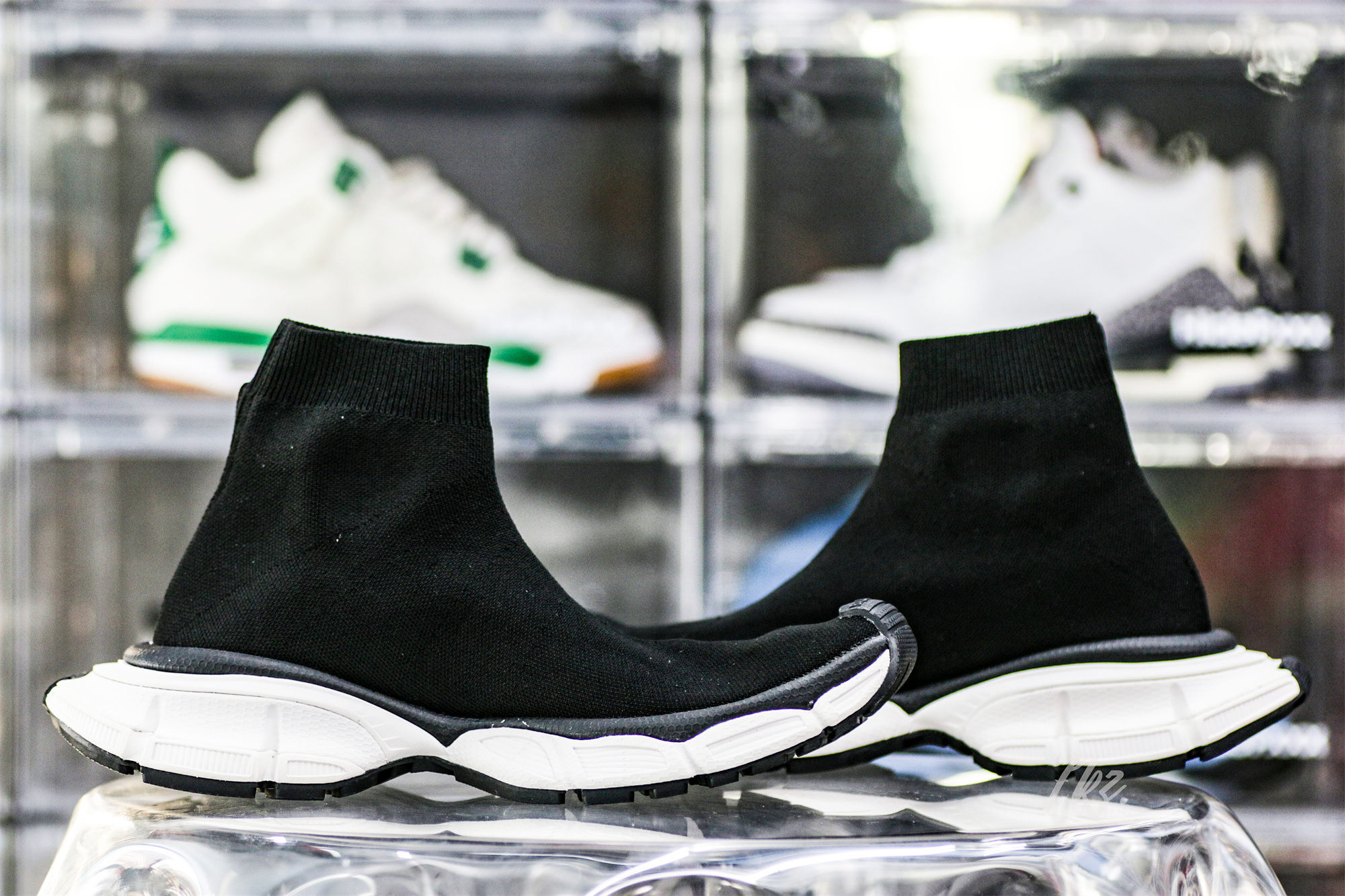 Balenciag* 3XL Sock Sneaker ‘Black White’