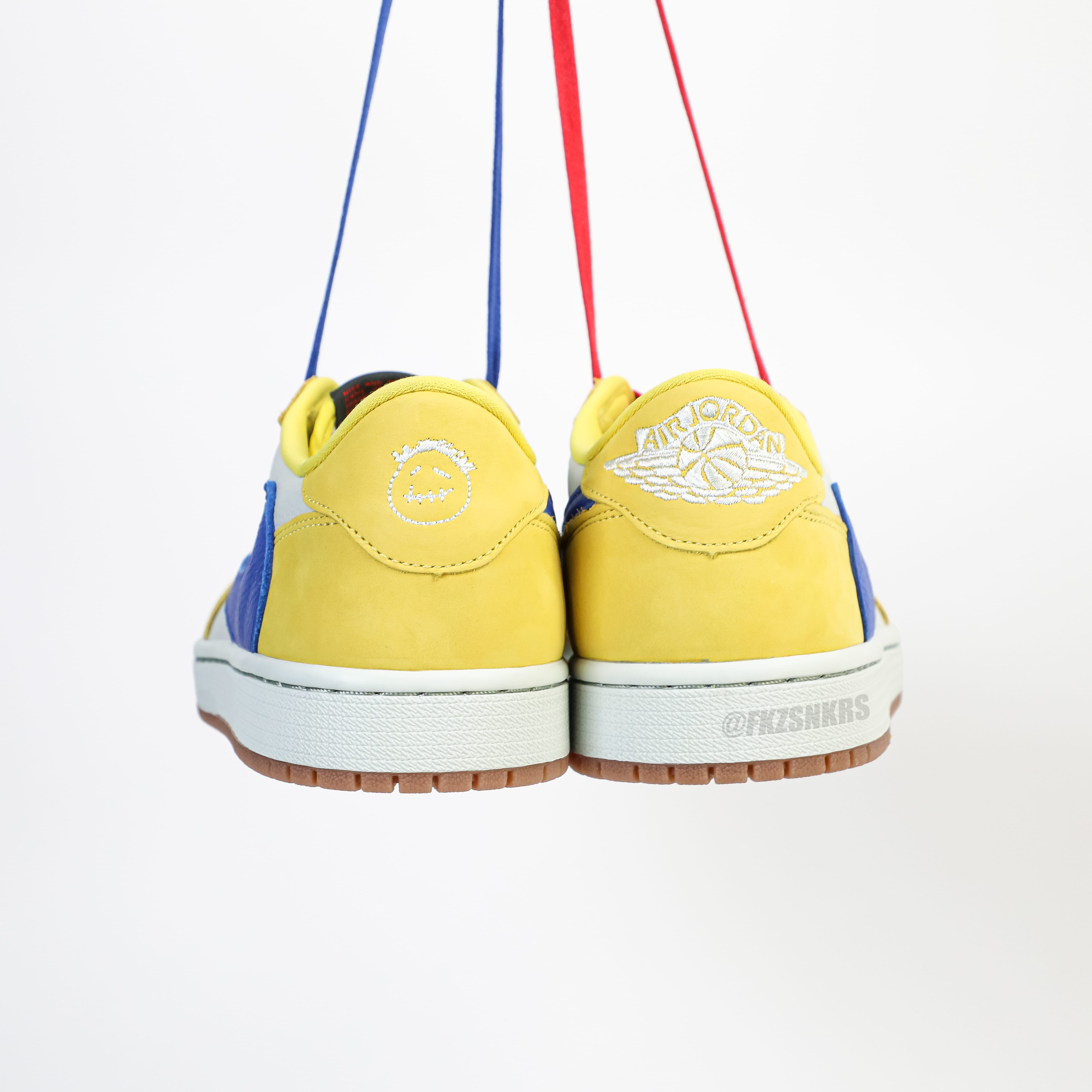 Travis Scott x Air Jordan 1 Retro Low OG SP “Elkins/Canary Yellow” (LN5 A1 batch)