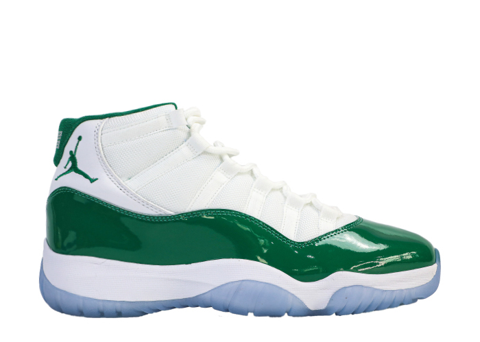 Air Jordan 11 Retro White And Green Oxidized