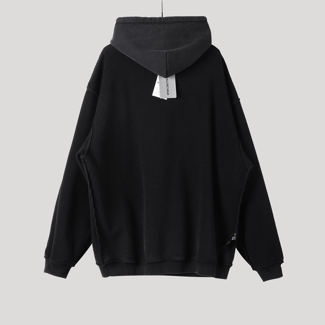 Balancig* logo-embroidered Oversized Hoodie