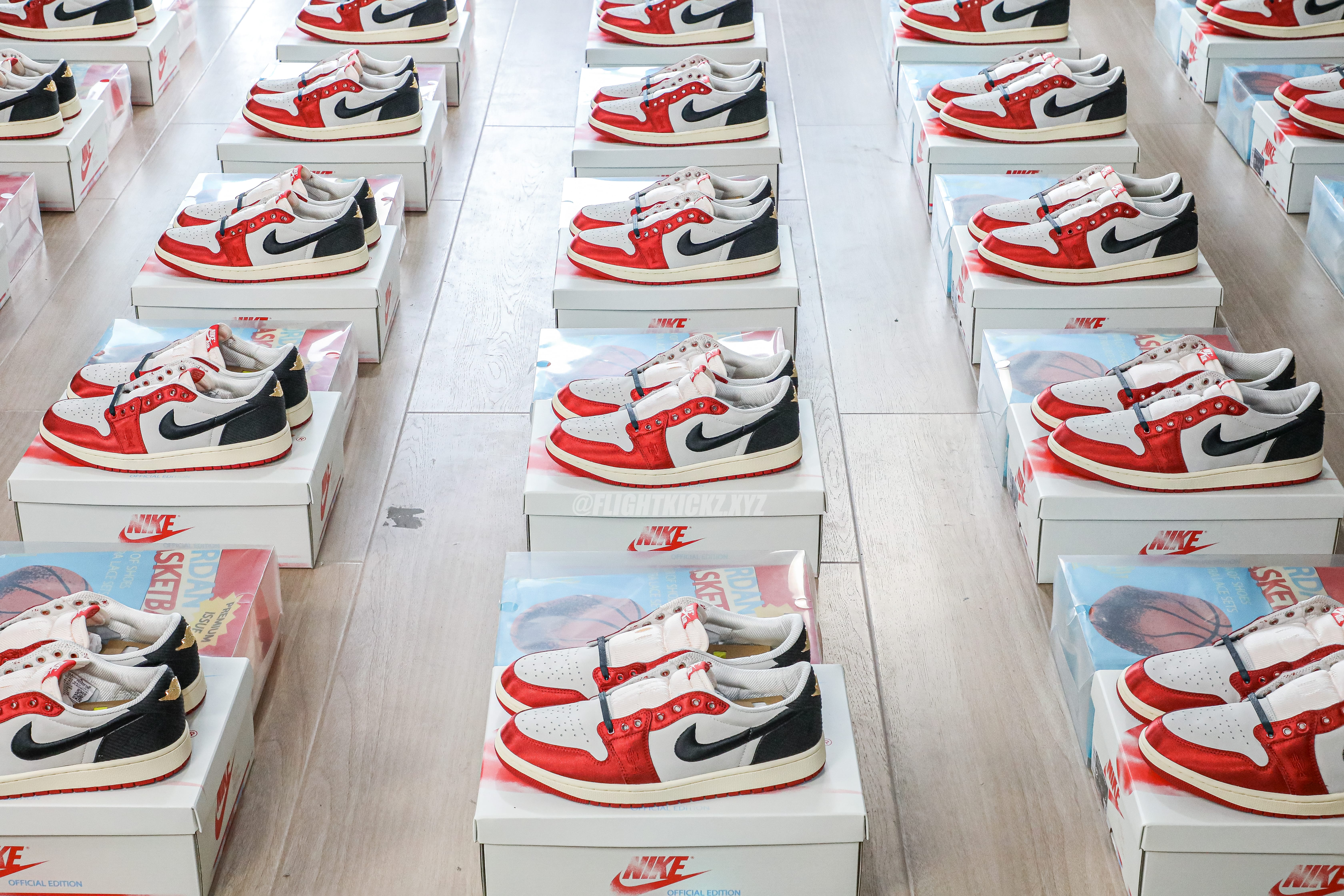 Trophy Room X Air Jordan 1 Retro Low OG SP Away 2024（LN5 A1 Batch）