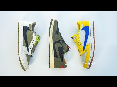 Travis Scott x Air Jordan 1 Retro Low OG SP “Elkins/Canary Yellow” (LN5 A1 batch)
