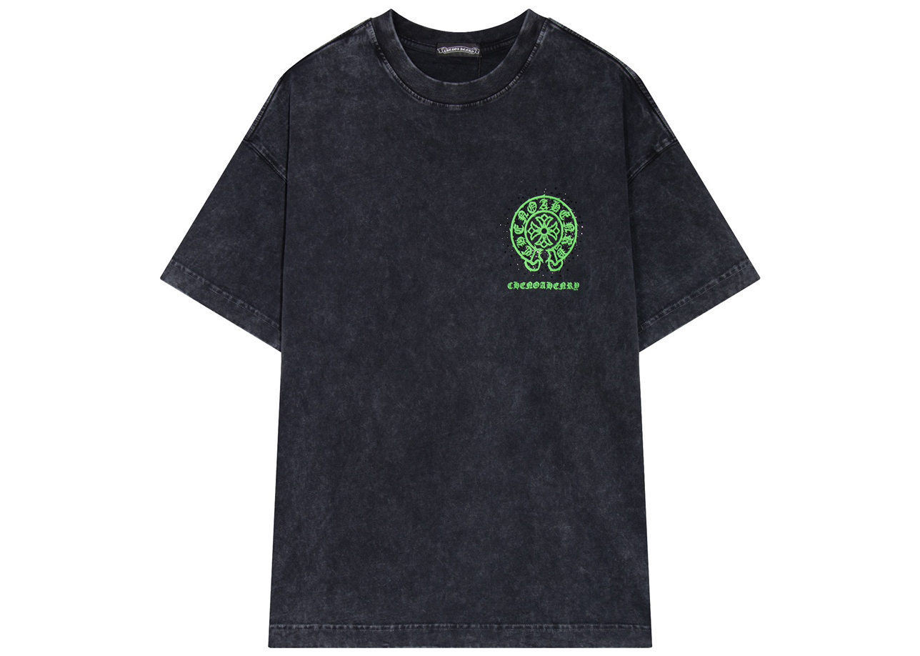 Chrome Hearts Horsebit Print Bead-DyedT shirt 2024