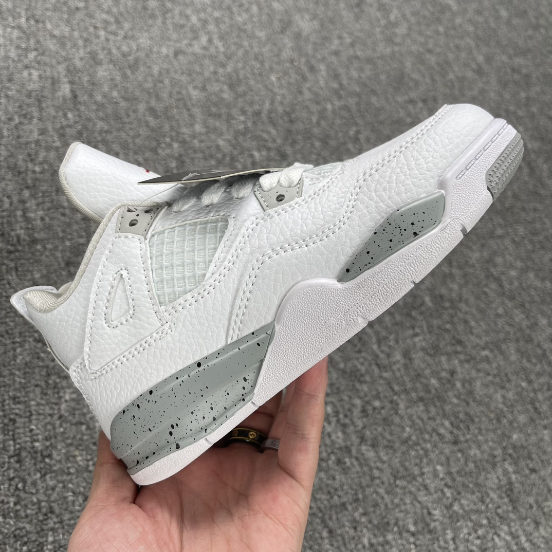 Air Jordan 4 Retro ”White Oreo“Kid Preschool