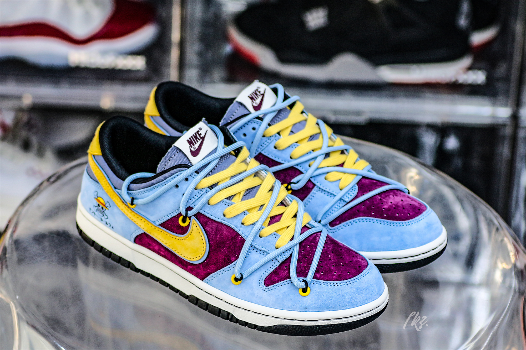 Otomo Katsuhiro x Nike Dunk One Piece Luffy Purple