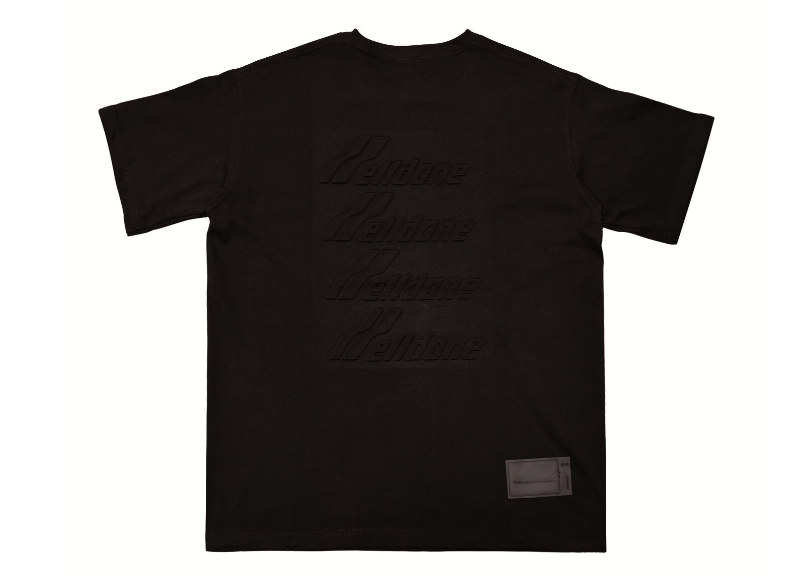 WE11D0NE TRACK Embossed Banner T-Shirt