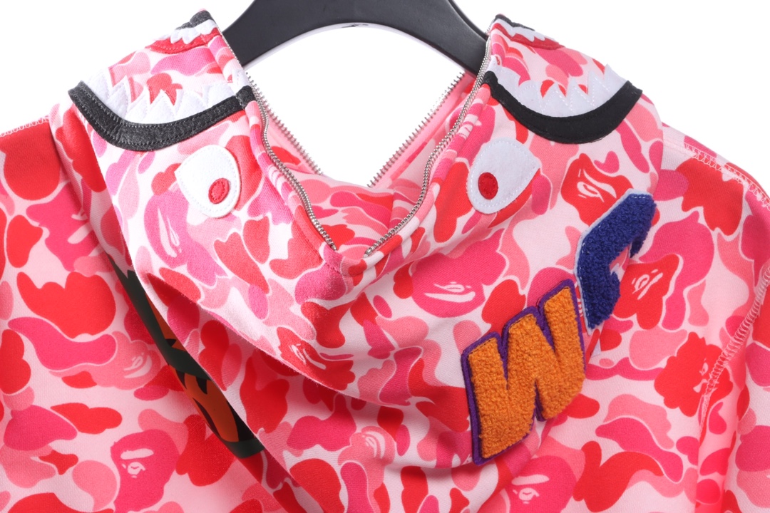 BAPE Classic Shark Mouth Camouflage Zip Hoodie