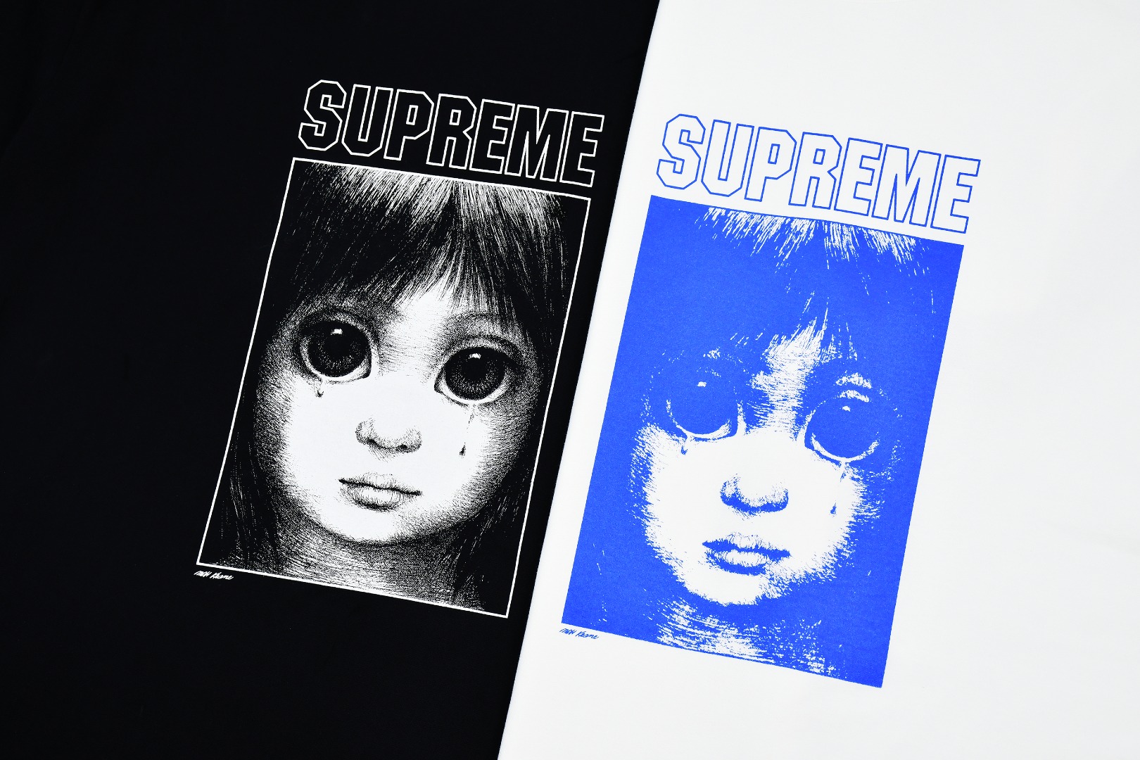 Suprem3 Margaret Keane Teardrop Tee ‘White’