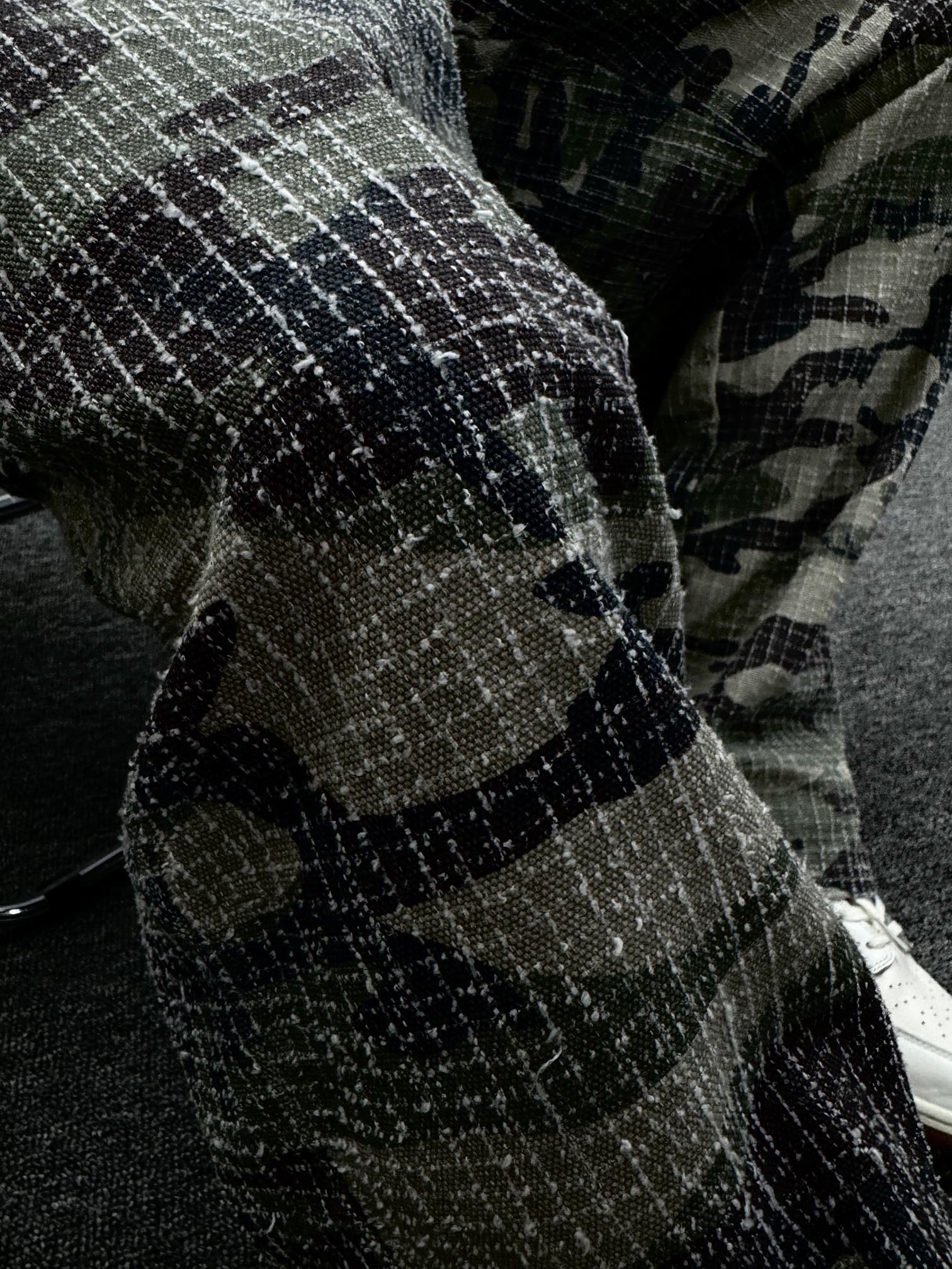 Big Ol’ Camo Canvas Needlepunch Jeans