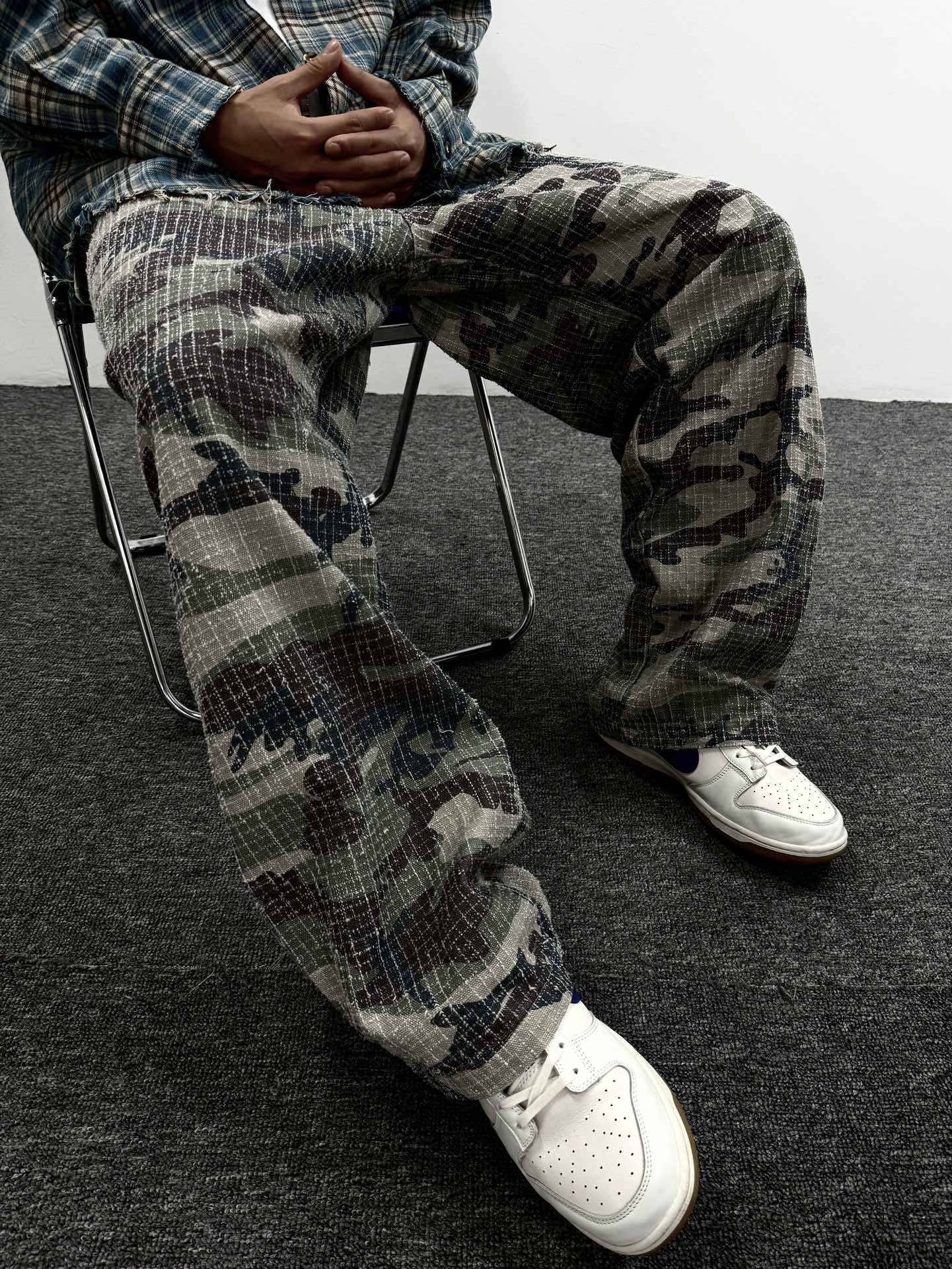 Big Ol’ Camo Canvas Needlepunch Jeans