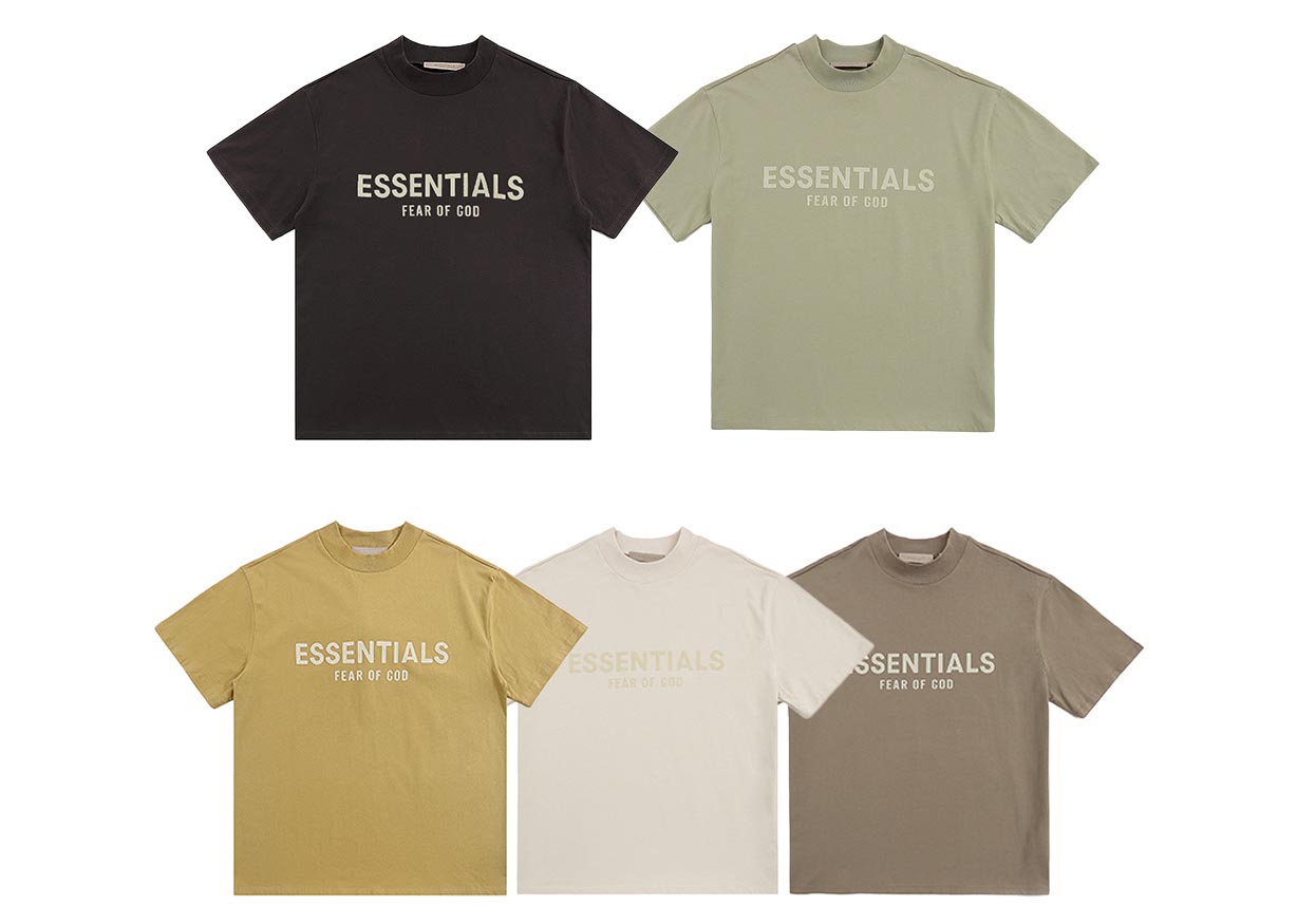 Fear Of God / Essentials Limited flocking short sleeves in season 8