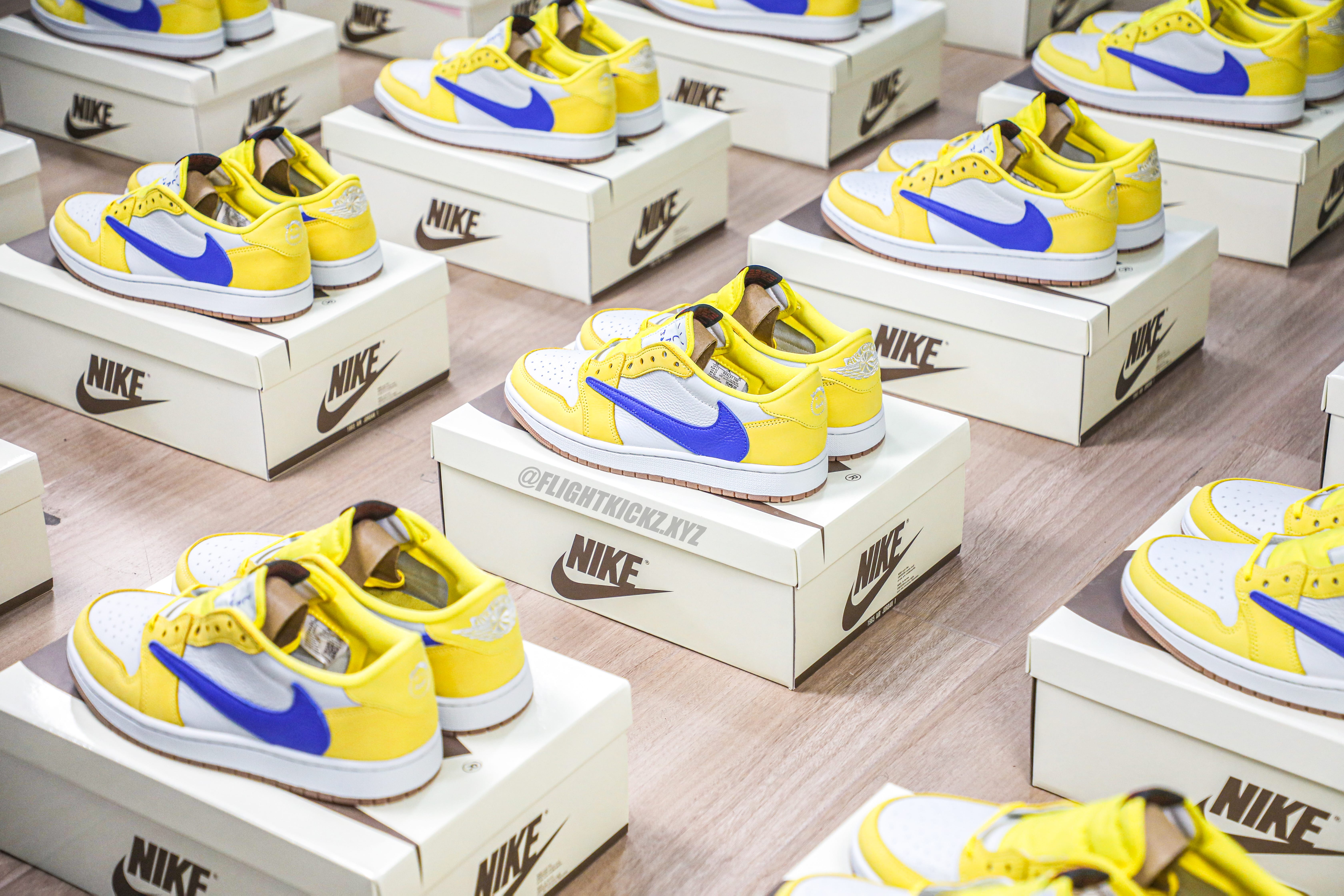 Travis Scott x Air Jordan 1 Retro Low OG SP “Elkins/Canary Yellow” (LN5 A1 batch)