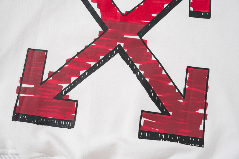 OFF-WHITE Marker Arrows Print Hoodie