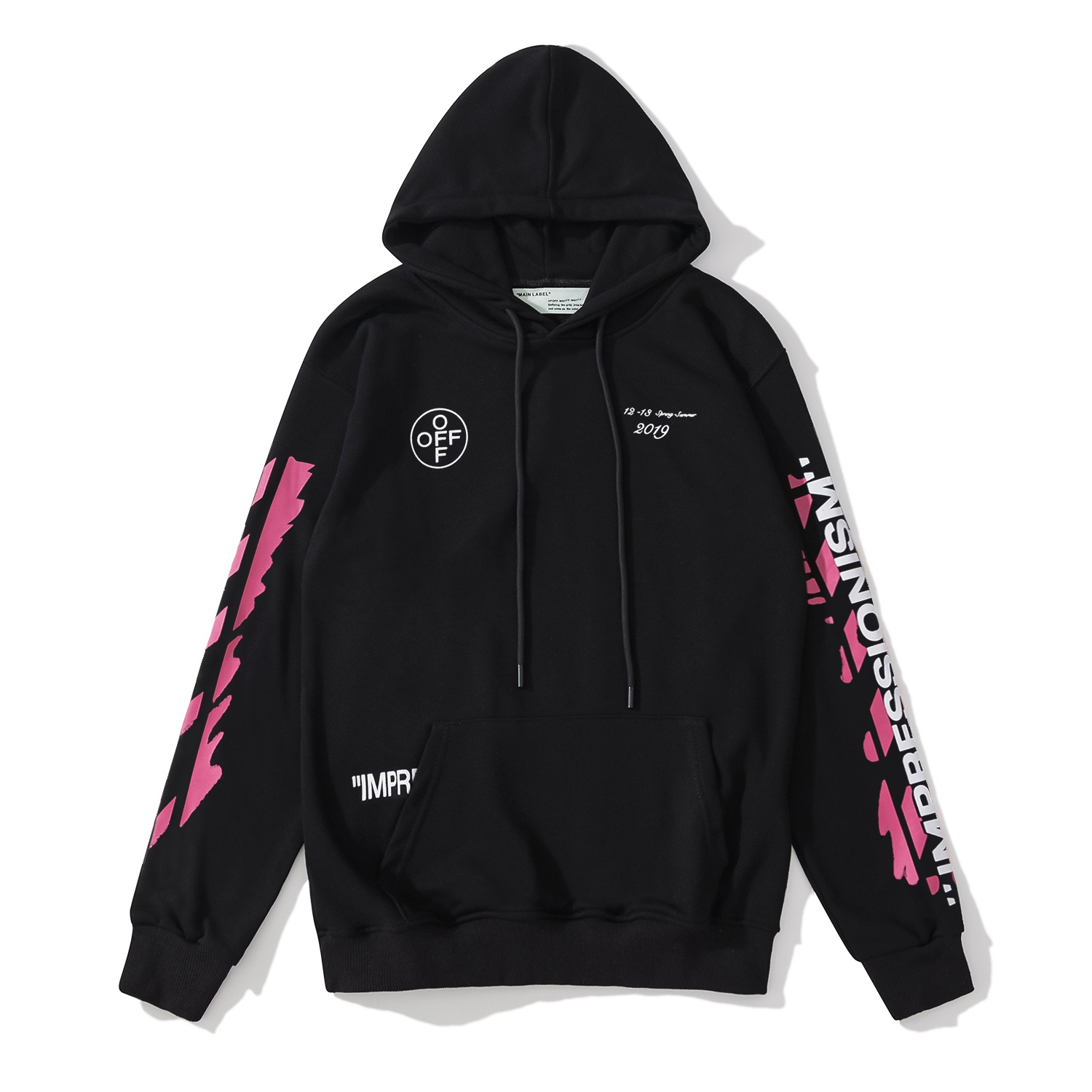 OFF-WHITE Number 99 Paired with Pink Arrow Hoodie