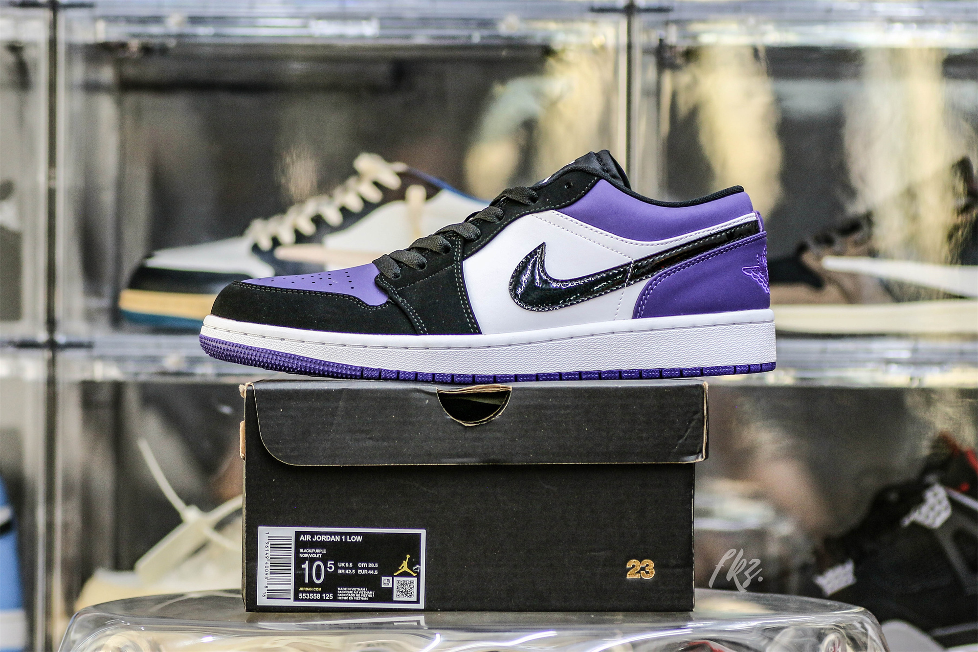 Jordan 1 Low Court Purple