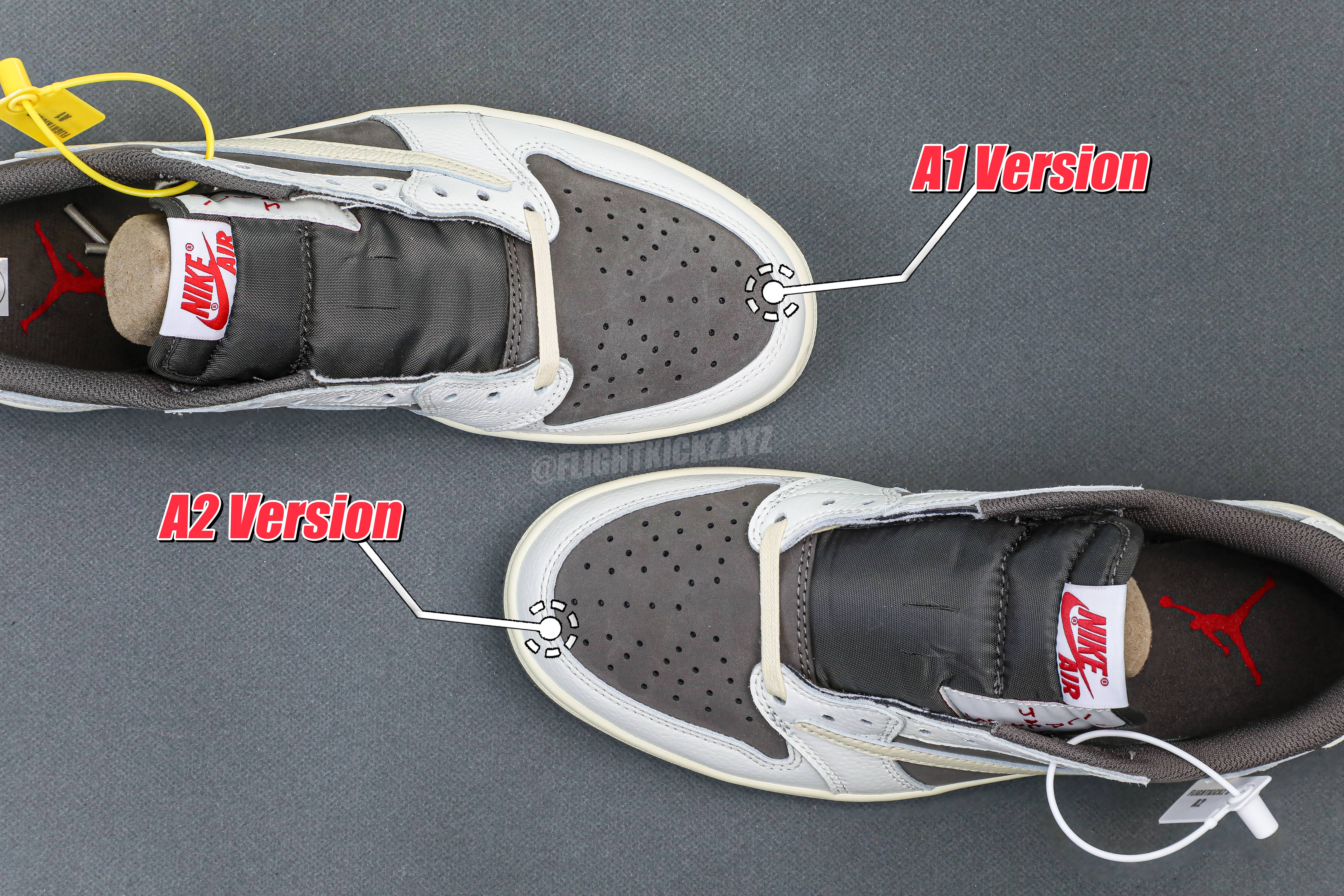 Travis Scott x Air Jordan 1 Low OG Reverse Mocha(A2 Batch)