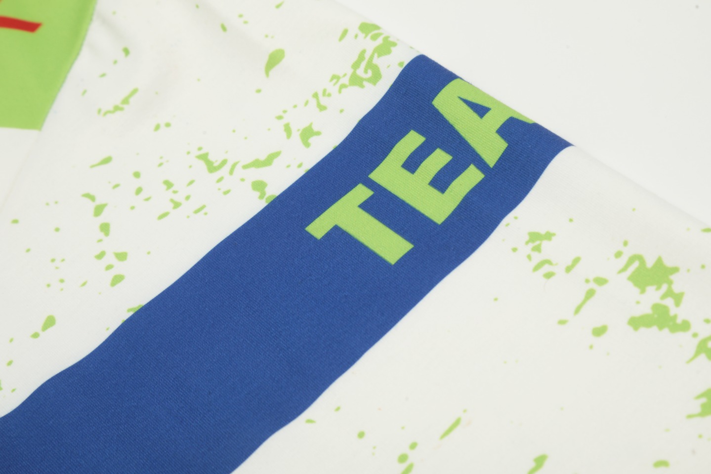 Saint Mich@el Tears Full Print Long Sleeve White Blue Bone