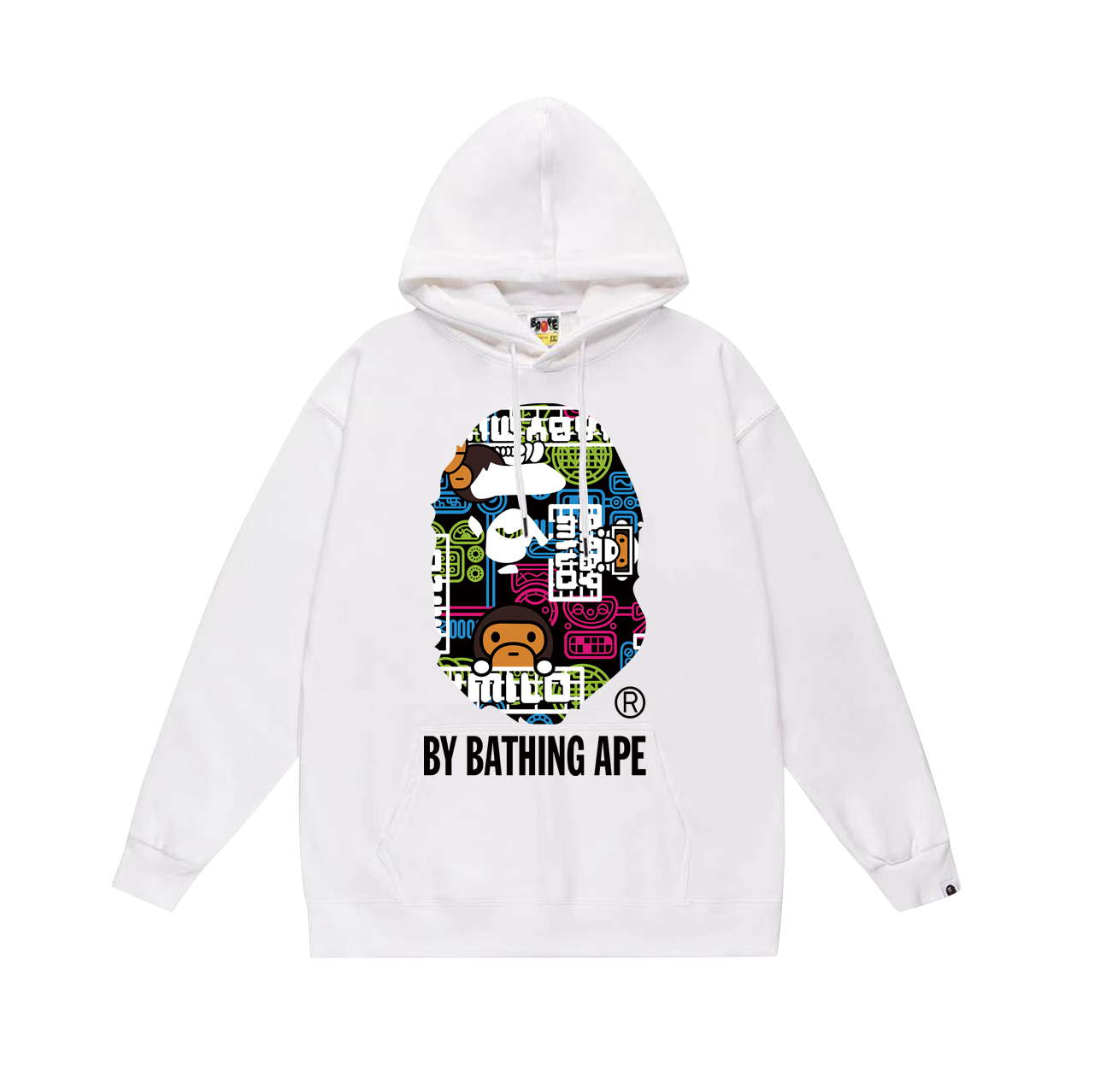 BAPE Ape Head cartoon graphic print hoodie