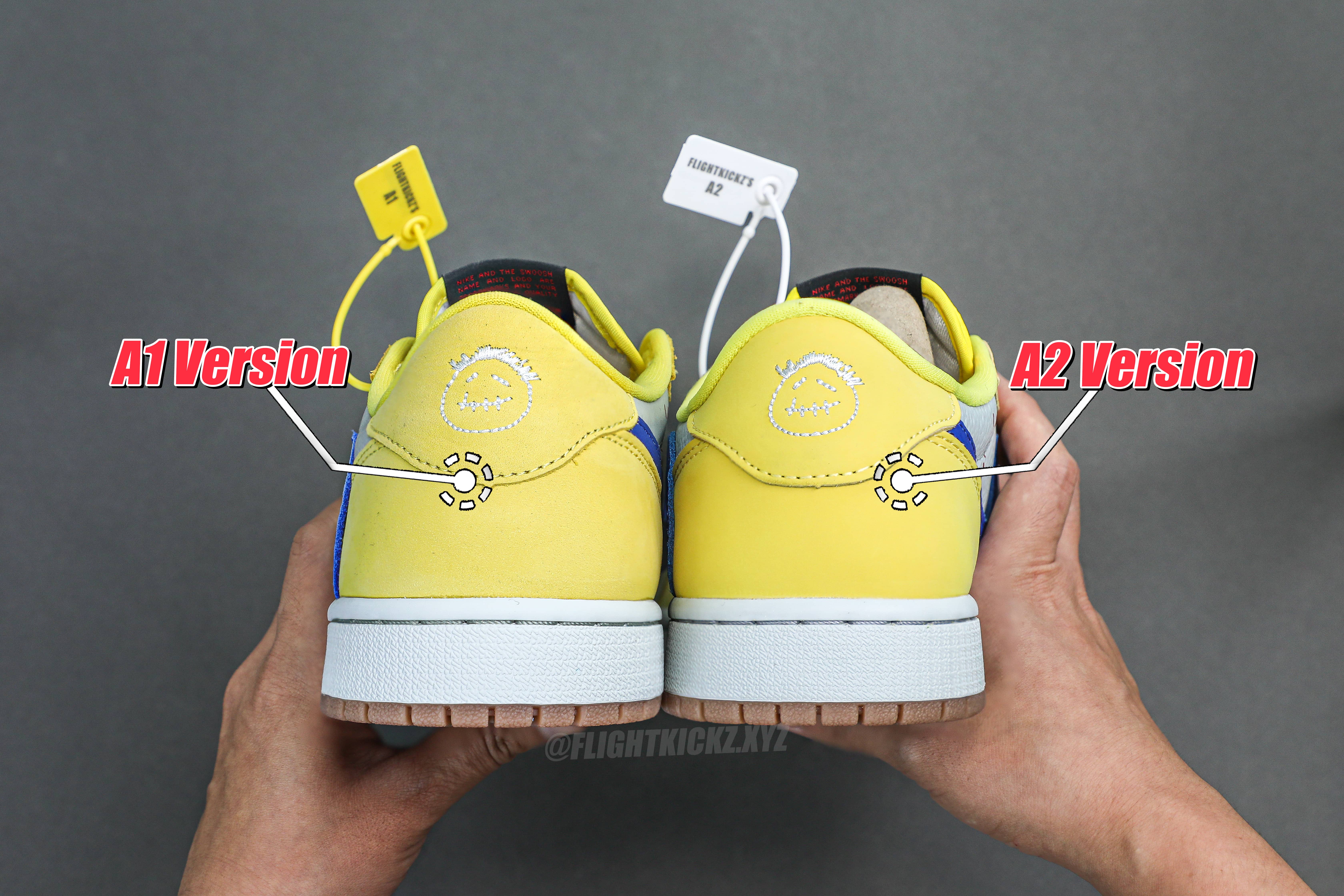 Travis Scott x Air Jordan 1 Retro Low OG SP “ElkinsCanary Yellow”(A2 Batch)