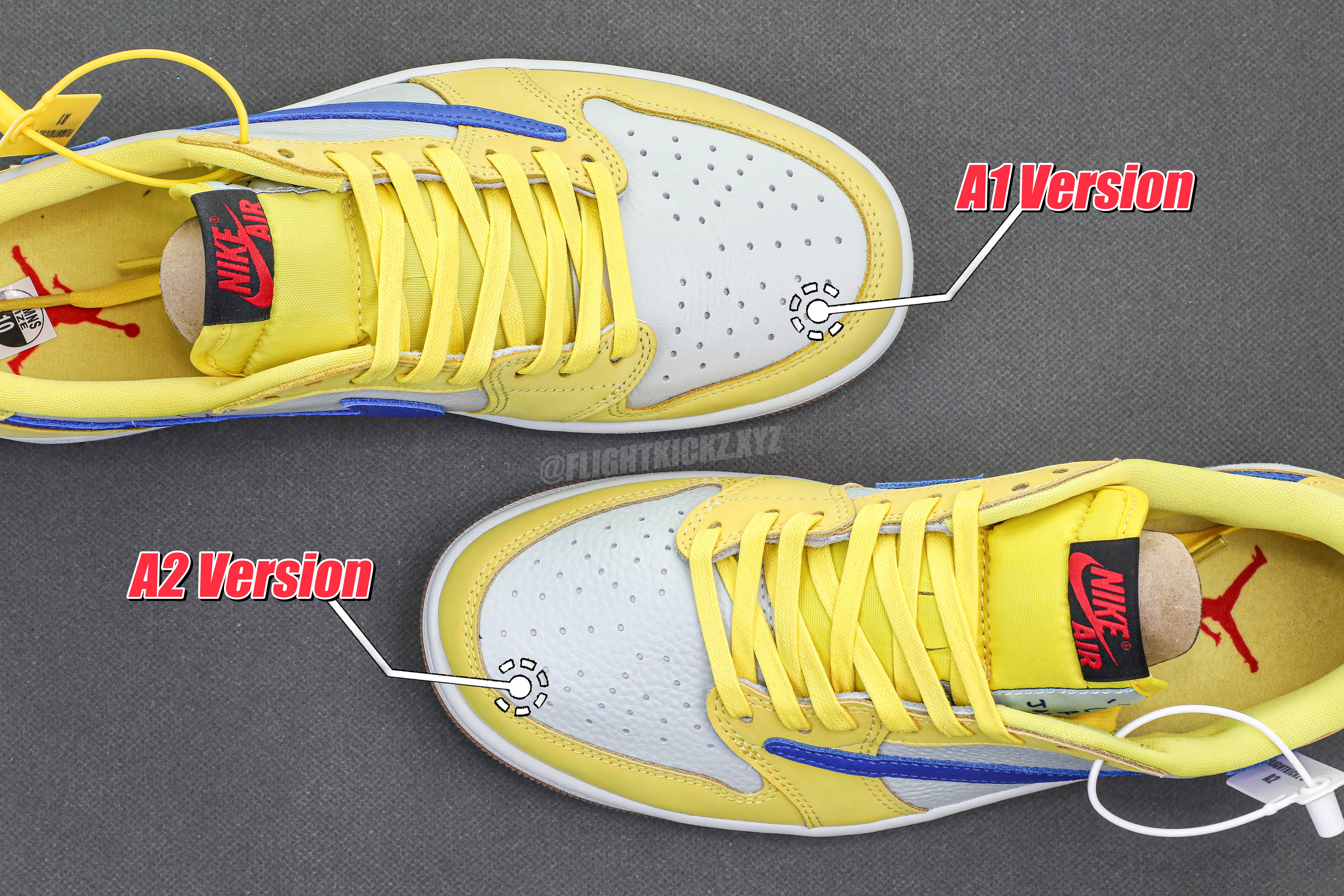 Travis Scott x Air Jordan 1 Retro Low OG SP “ElkinsCanary Yellow”(A2 Batch)