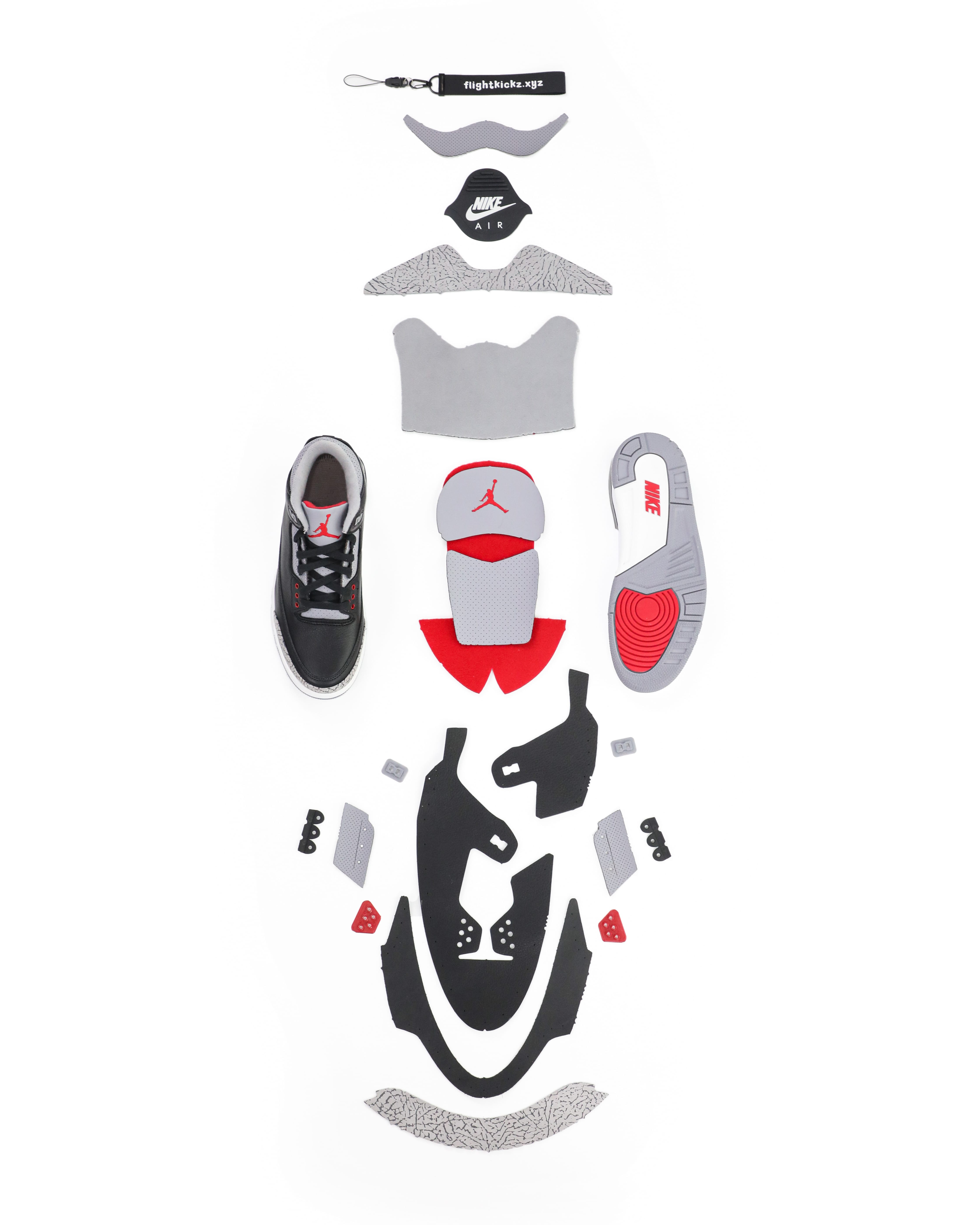 Air Jordan 3 Retro Black Cement Reimagined 2024 (Ln5 A1)