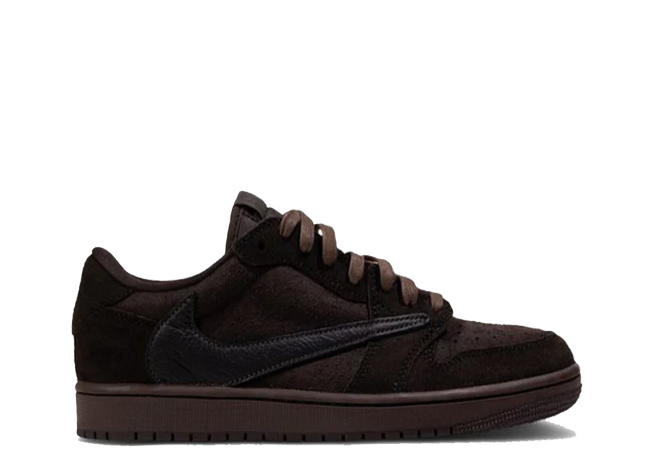 Travis Scott x Air Jordan 1 Low OG “Velvet Brown” Kid(LN5 A1)