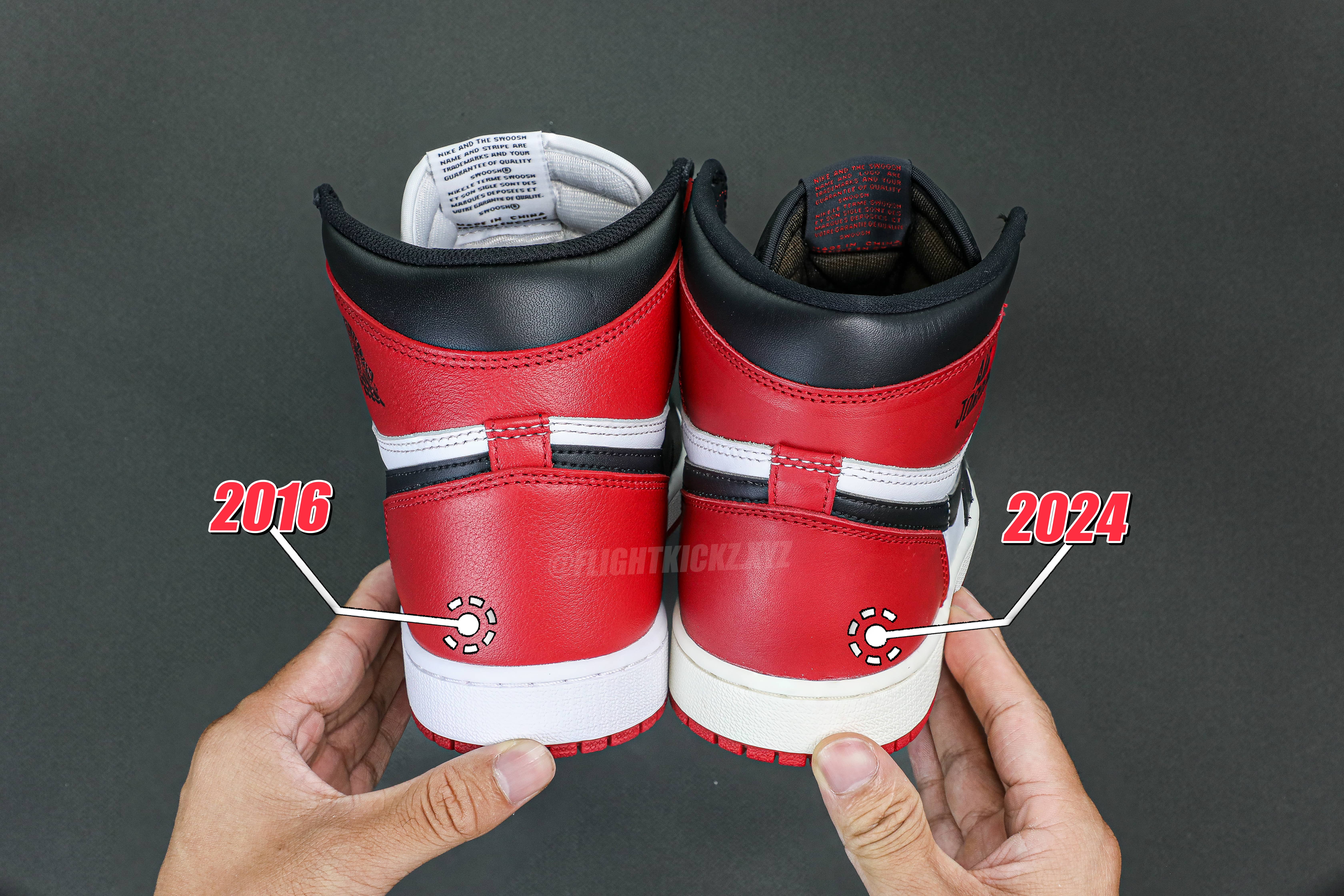 Air Jordan 1 Retro High OG Black Toe Reimagined (Ln5 A1)