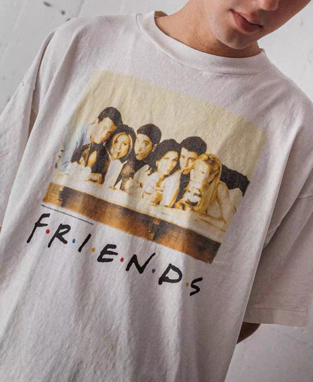 Balanciag@ Friends White Tee