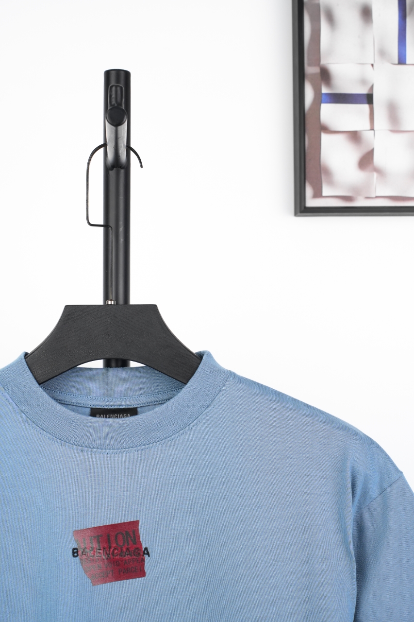 Balanciag@ Embroidery Adhesive Tee