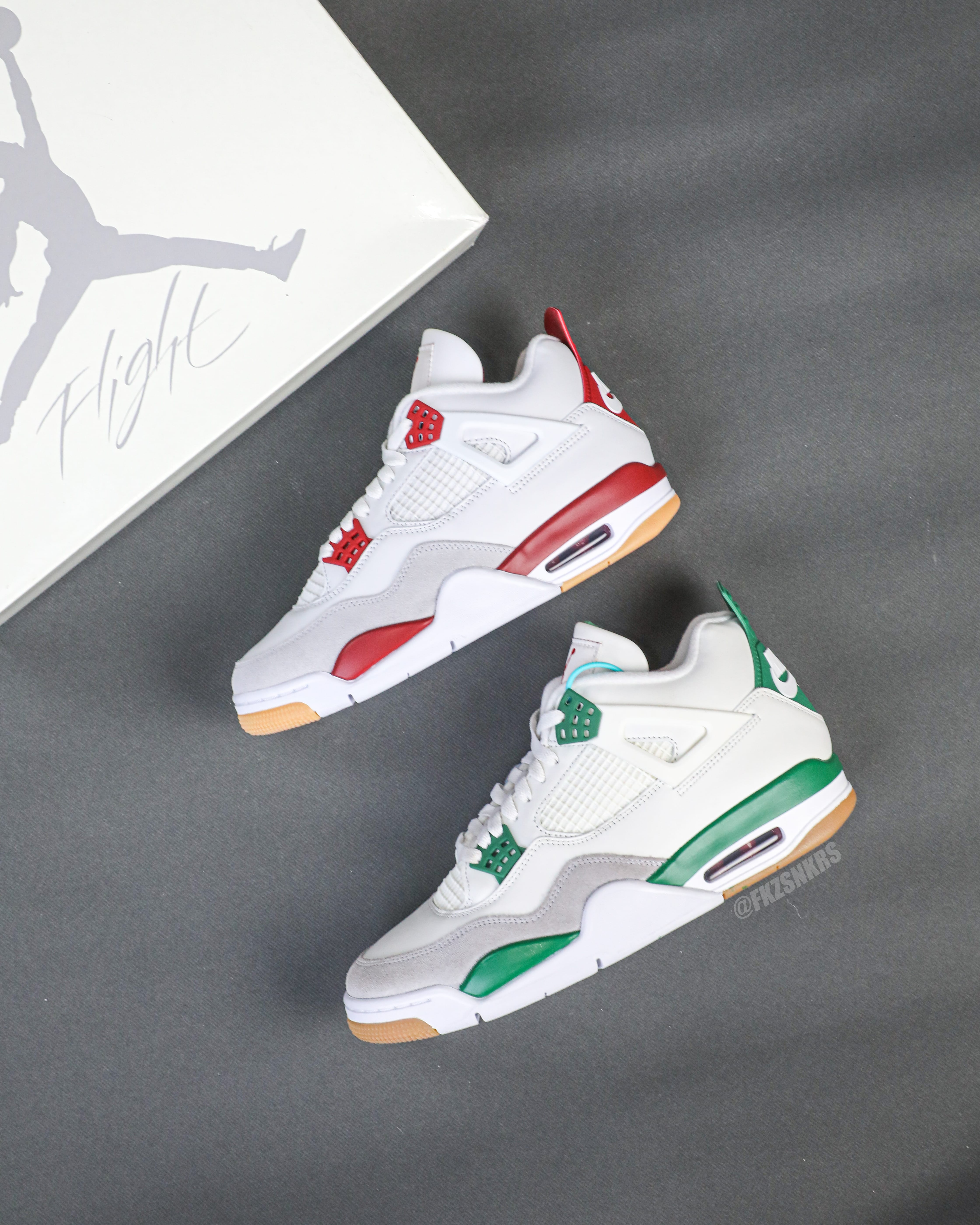 Nike SB x Air Jordan 4 Varsity Red is a Family & Friends (LN5 A1 Batch)